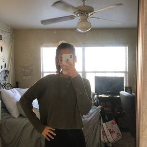 pacsun cropped sweater